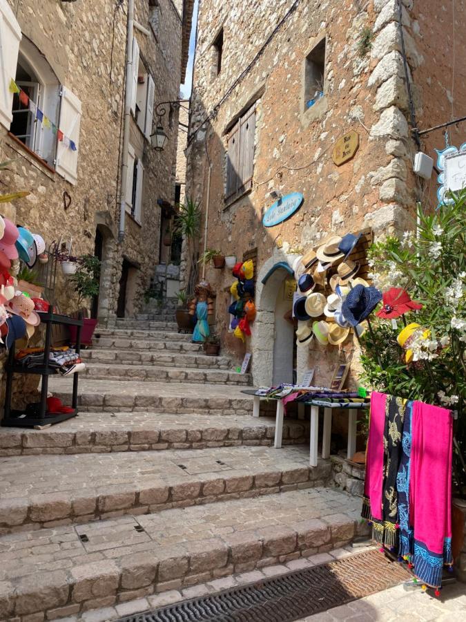 Charmant Appartement Au Coeur Du Village Tourrettes-sur-Loup Buitenkant foto